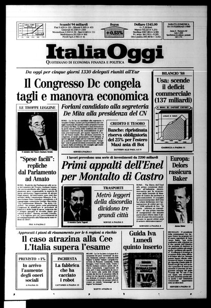 Italia oggi : quotidiano di economia finanza e politica